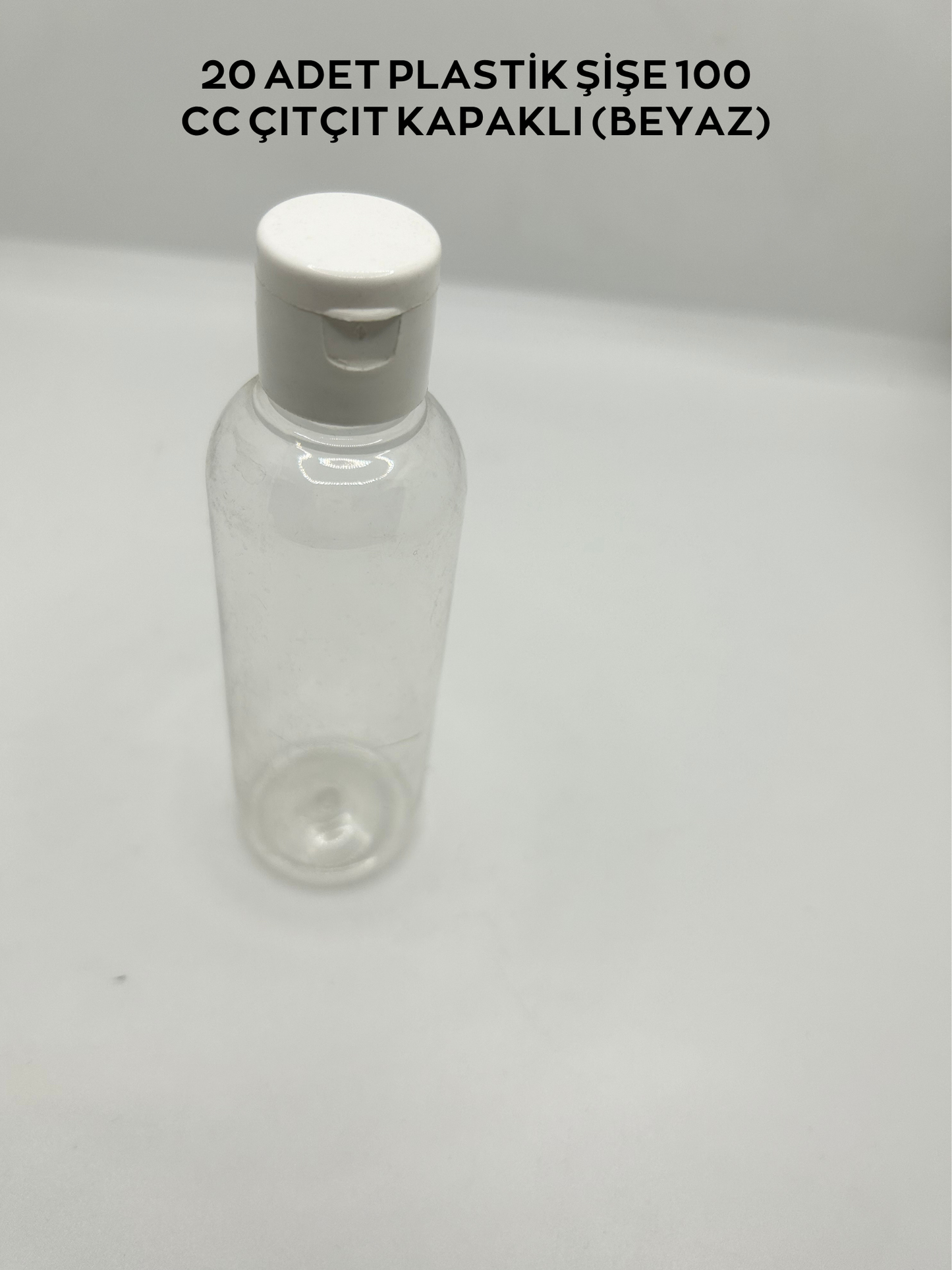 20 ADET PLASTİK ŞİŞE / 250 CC /   ÇITÇIT KAPAKLI/BEYAZ