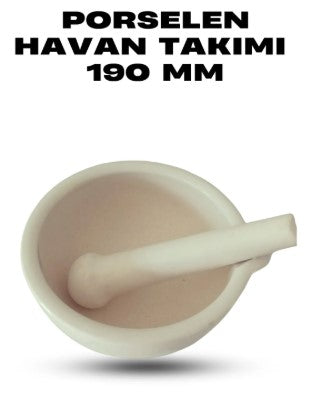 Porselen Havan Takımı 190 mm