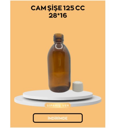 CAM ŞİŞE 125 CC 28*16