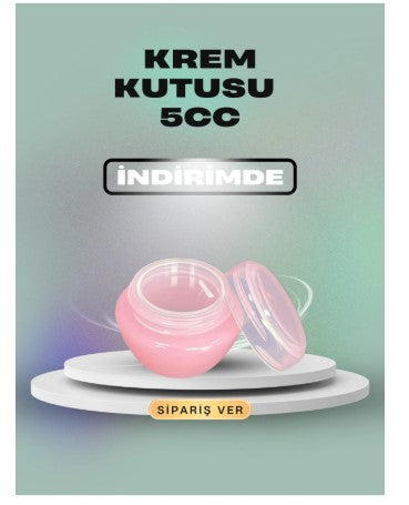 10 Adet Pembe Krem Koyma Kutusu 5 Cc