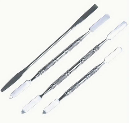 4 Adet Paslanmaz Çelik Spatula Seti