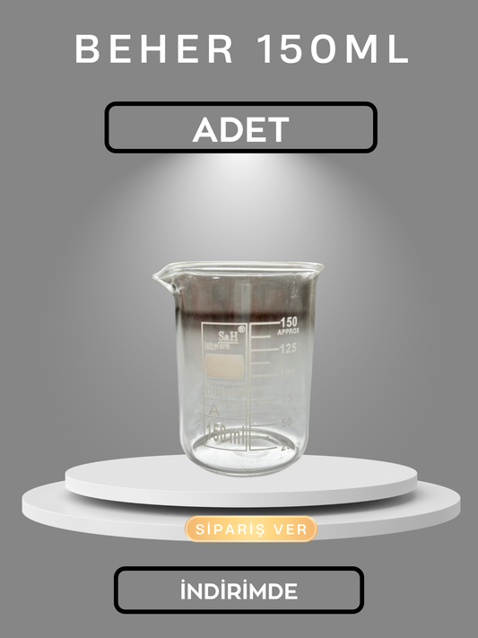 1 ADET CAM BEHER 150 ML