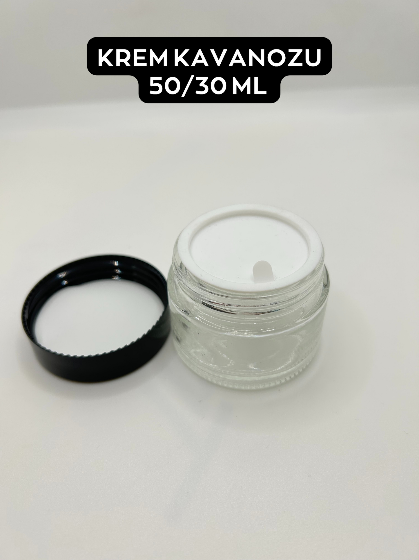 KREM KAVANOZU 30 ML BUZLU/NORMAL CAM